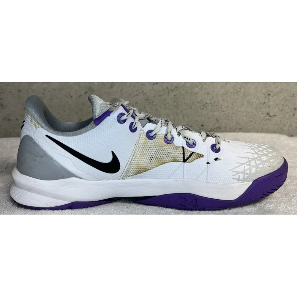 Nike Kobe Venomenom 4 Purple White Mens Size 9 Basketball Shoes 635578-100